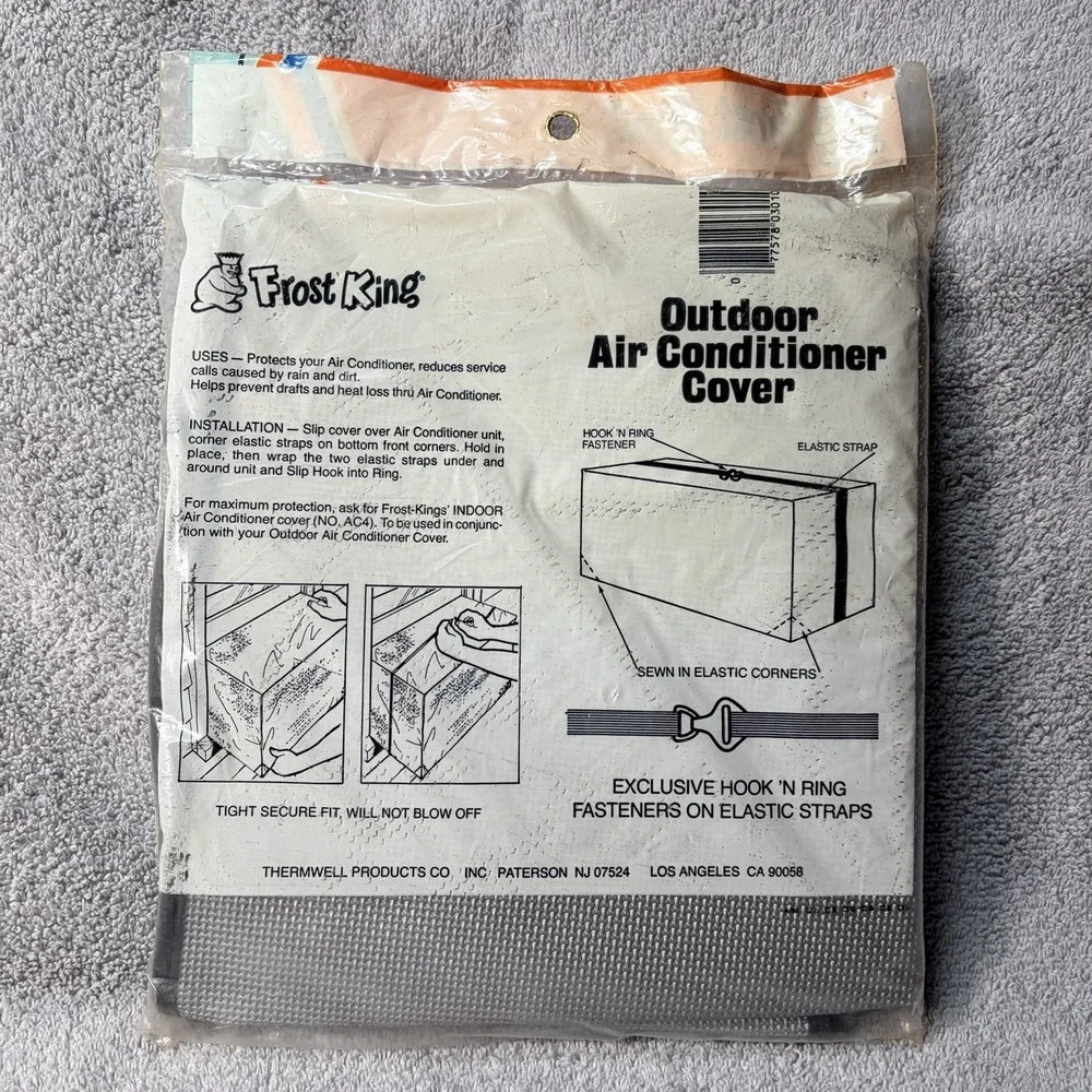 Frost King AC2 Outside Window Air Conditioner Cover, 27x18x16 Inches, 6 MIL Gray